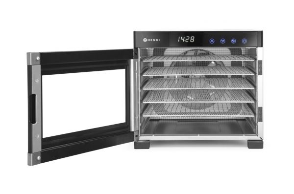 ESSICATORE DI FRUTTA E VERDURA IN ACCIAIO INOX DA 6 TEGLIE