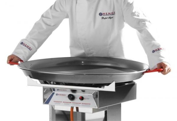 FORNELLO PER PAELLA CON PENTOLA  Ø 600 mm
