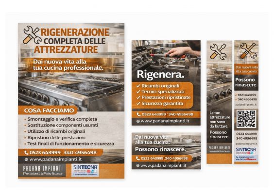 Rigenerazione completa attrezzature per cucine professionali